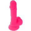 DIVERSIA FLEXIBLE VIBRATING DILDO 20.5 CM - PINK - Image 7