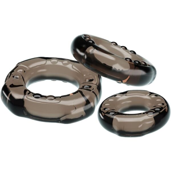 COCK RINGS YVONNE THREE PENIS RINGS SET - Image 2