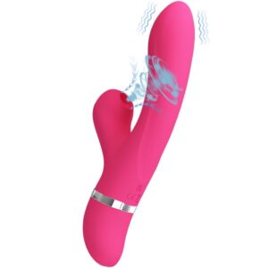 PRETTY LOVE WILLOW SUCTION RABBIT VIBRATOR