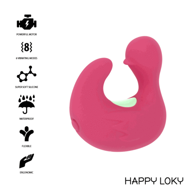 HAPPY LOKY DUCKYMANIA RECHARGEABLE SILICONE STIMULATOR FINGER - Image 2