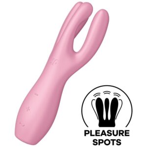 SATISFYER THREESOME 3 VIBRATOR - PINK