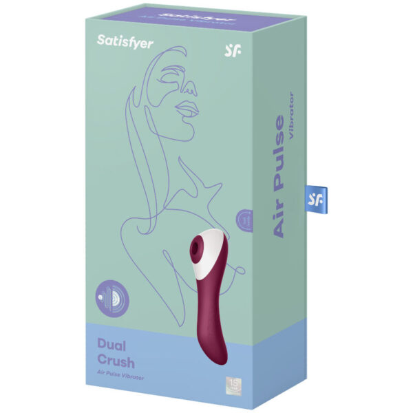 SATISFYER DUAL CRUSH AIR PULSE VIBRATOR - Image 4