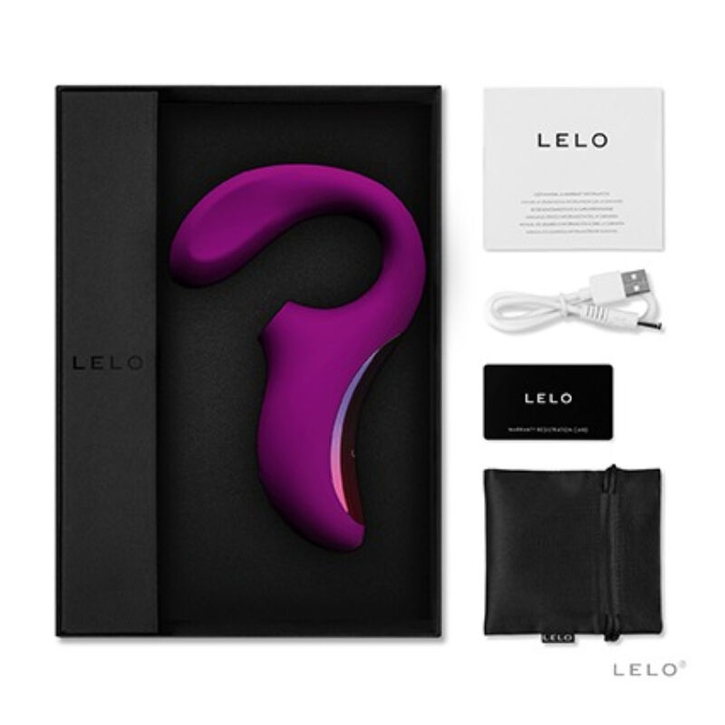 LELO ENIGMA CRUISE DUAL STIMULATION SONIC MASSAGER DEEP ROSE - Image 4