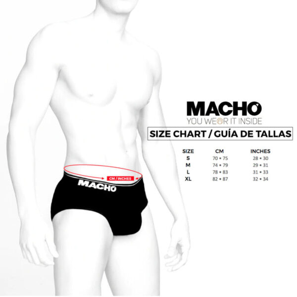 MACHO MS24A SLIP BRIEF DARK YELLOW - Image 4