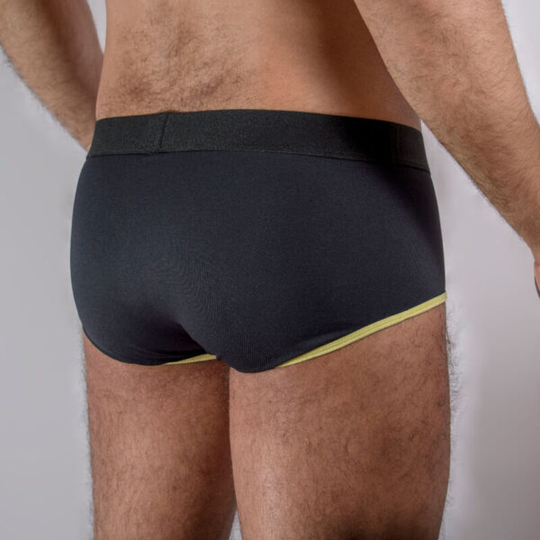 MACHO MS24A SLIP BRIEF DARK YELLOW - Image 3