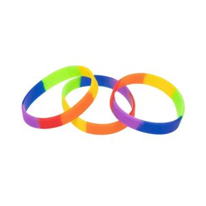 PRIDE - LGBT FLAG SILICONE BRACELET