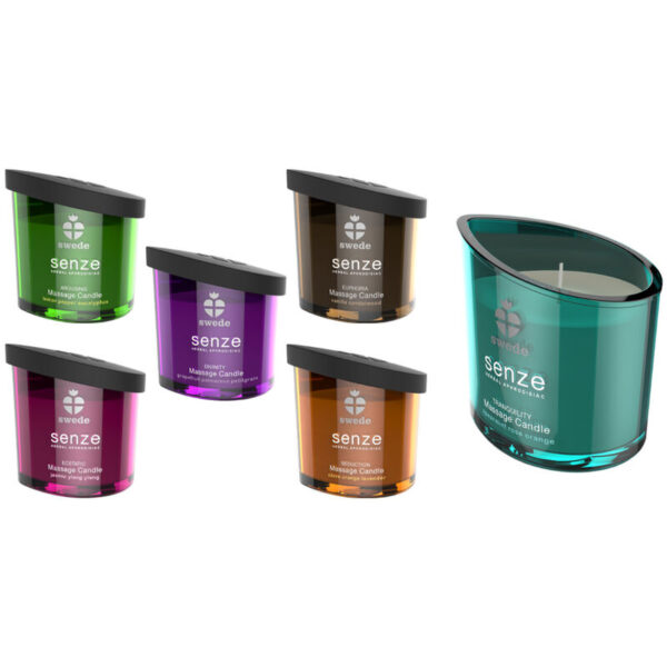 SWEEDE SENZE TRANQUILITY MASSAGE CANDLE - SPEARMINT, ROSE, ORANGE - Image 2