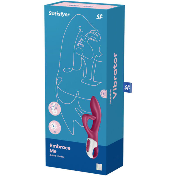 SATISFYER EMBRACE ME G-SPOT VIBRATOR - BERRY - Image 4
