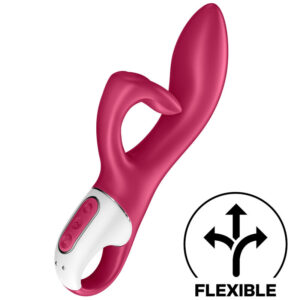 SATISFYER EMBRACE ME G-SPOT VIBRATOR - BERRY