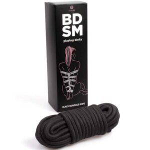 SECRETPLAY BLACK BONDAGE ROPE - BDSM COLLECTION