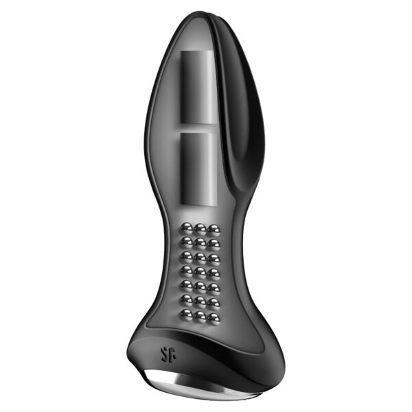 SATISFYER ROTATOR PLUG 2+ VIBRATING PLUG APP - BLACK - Image 2