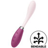 SATISFYER G-SPOT FLEX 3 MULTI VIBRATOR - RED