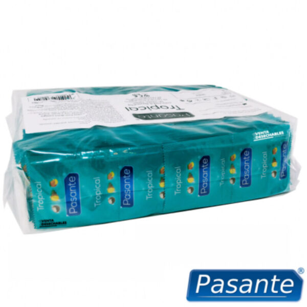 PASANTE CONDOMS TROPICAL BAG 144 UNITS - Image 2
