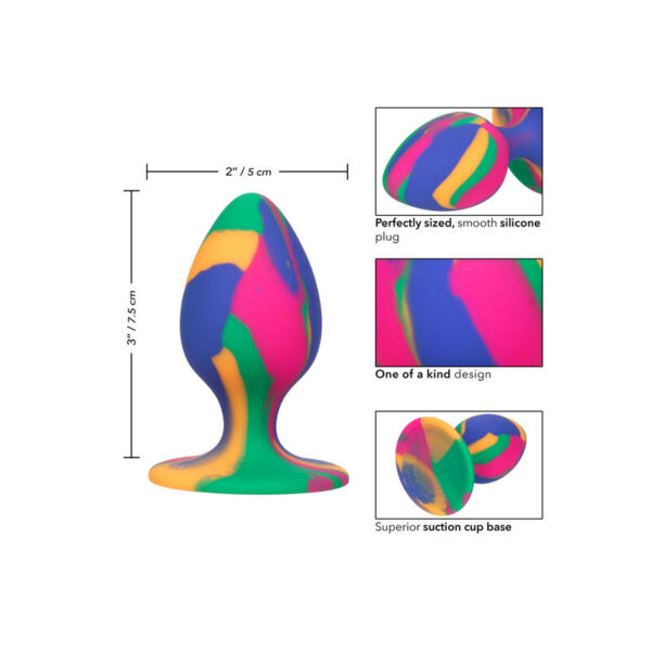 CALEX CHEEKY MEDIUM TIE-DYE PLUG ANAL - Image 3