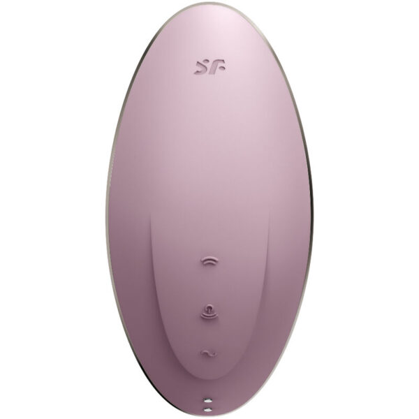 SATISFYER VULVA LOVER 1 AIR PULSE STIMULATOR & VIBRATOR - VIOLET - Image 3