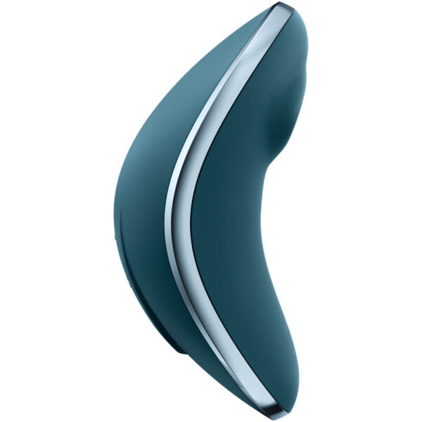 SATISFYER VULVA LOVER 1 AIR PULSE STIMULATOR & VIBRATOR - BLUE - Image 2