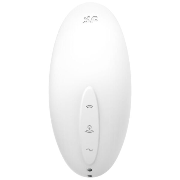 SATISFYER VULVA LOVER 2 AIR PULSE STIMULATOR & VIBRATOR - WHITE - Image 3