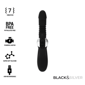 BLACK & SILVER BUNNY REED UP & DOWN VIBE