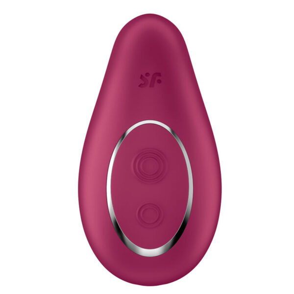 SATISFYER DIPPING DELIGHT LAY-ON VIBRATOR - RED - Image 2