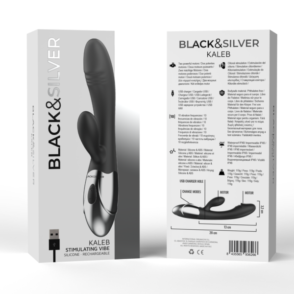 BLACK & SILVER KALEB STIMULATING VIBE - Image 7