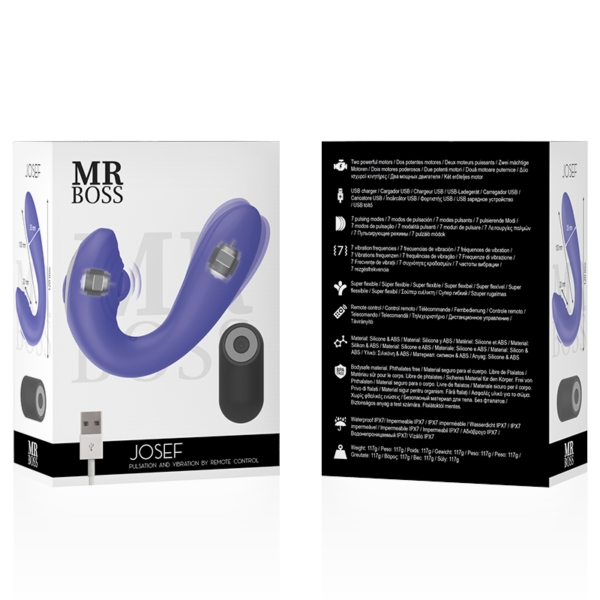 MR BOSS JOSEF PULSATION & VIBRATION REMOTE CONTROL FOR COUPLES - Image 8