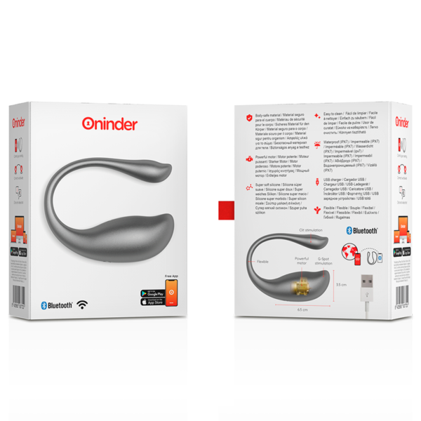 ONINDER VIBRATING EGG BLACK - FREE APP - Image 7