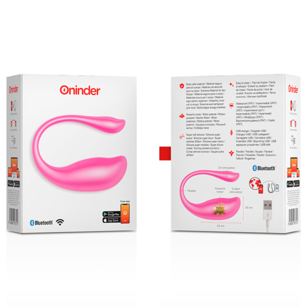 ONINDER VIBRATING EGG PINK - FREE APP - Image 7