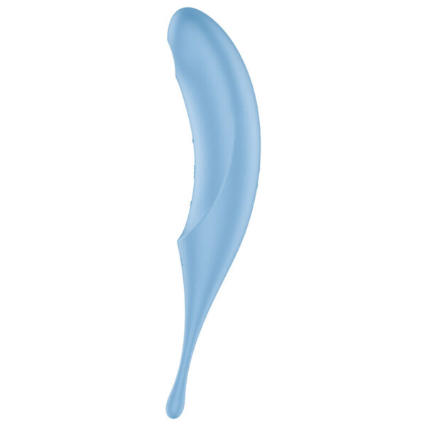 SATISFYER TWIRLING PRO AIR PULSE STIMULATOR & VIBRATOR - BLUE - Image 3