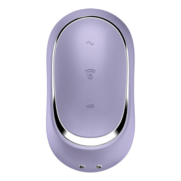 SATISFYER PRO TO GO 2 DOUBLE AIR PULSE STIMULATOR & VIBRATOR - VIOLET - Image 4