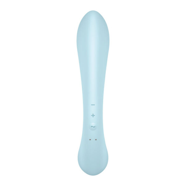 SATISFYER TRIPLE OH HYBRID VIBRATION - BLUE - Image 3