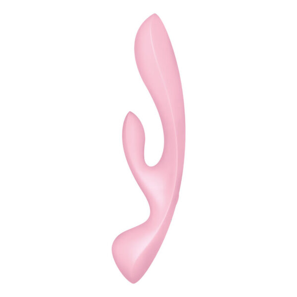 SATISFYER TRIPLE OH HYBRID VIBRATION - PINK - Image 2