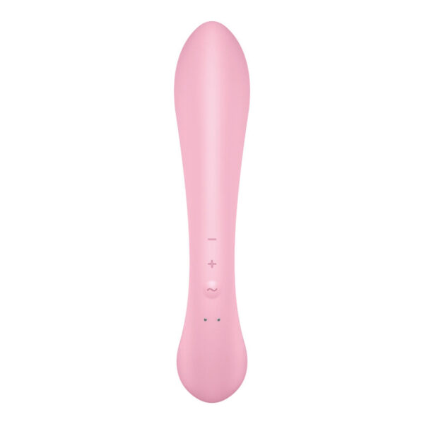 SATISFYER TRIPLE OH HYBRID VIBRATION - PINK - Image 3
