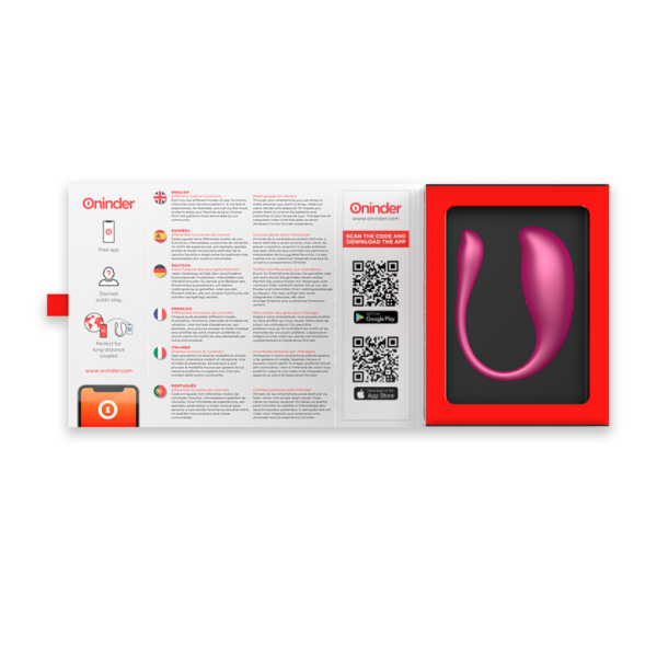 ONINDER VIBRATING EGG PINK - FREE APP - Image 6