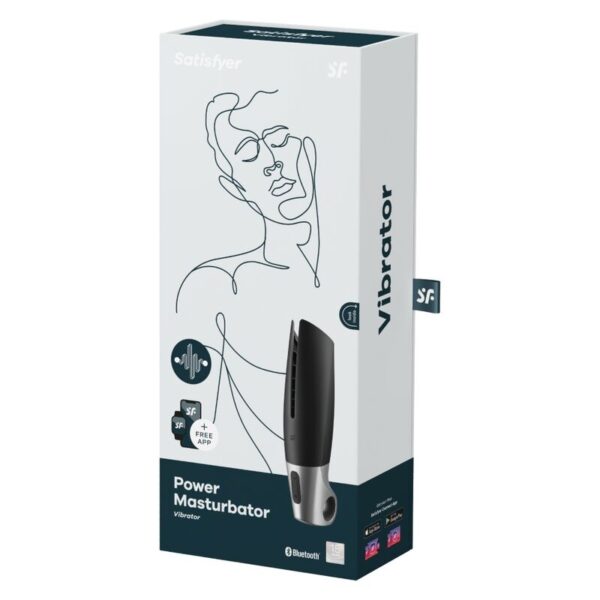 SATISFYER POWER MASTURBATOR - BLACK - Image 6