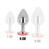 OHMAMA ANAL PLUG METAL RED 8 CM - Image 4