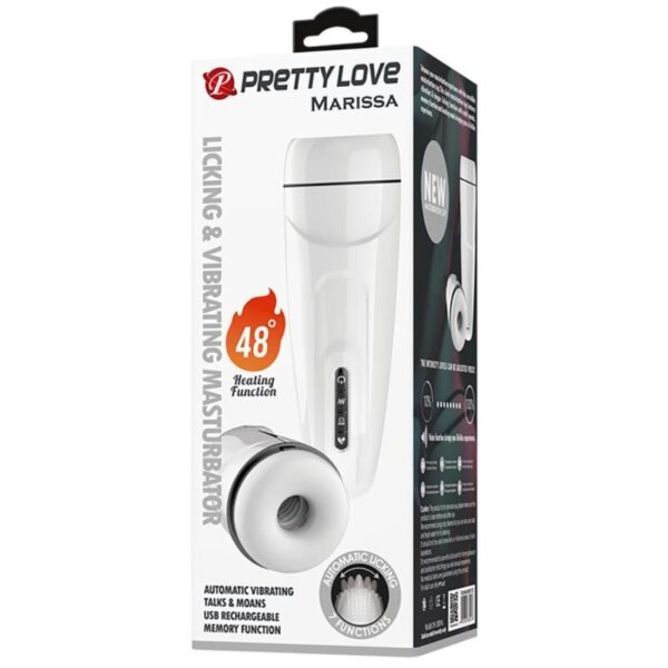 PRETTY LOVE MARISSA MALE MASTURBATOR VIBRATION, HEATING, SEX TALK AND LICKING - Image 11