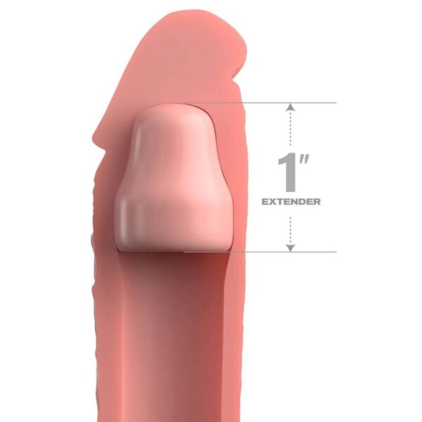 PIPEDREAMS SLEEVE 17,78 CM + 2,54 CM PLUG SKIN - Image 2