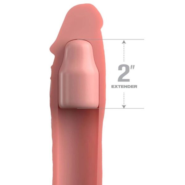 PIPEDREAMS SLEEVE 20,32 CM + 5,00 CM INCH PLUG SKIN - Image 2