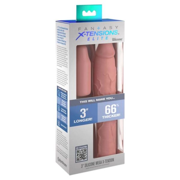 PIPEDREAMS SLEEVE 22,86 CM + 7,62 CM PLUG SKIN - Image 3