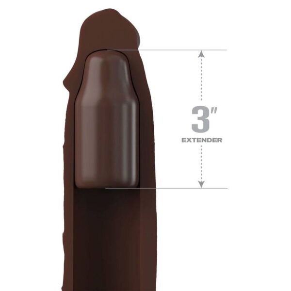 PIPEDREAMS SLEEVE 22,86 CM + 7,62 CM PLUG BROWN - Image 2