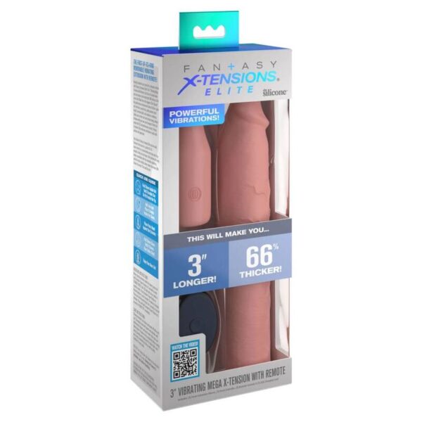 PIPEDREAMS SLEEVE 22,86 CM + 7,62 CM PLUG REMOTE SKIN - Image 3