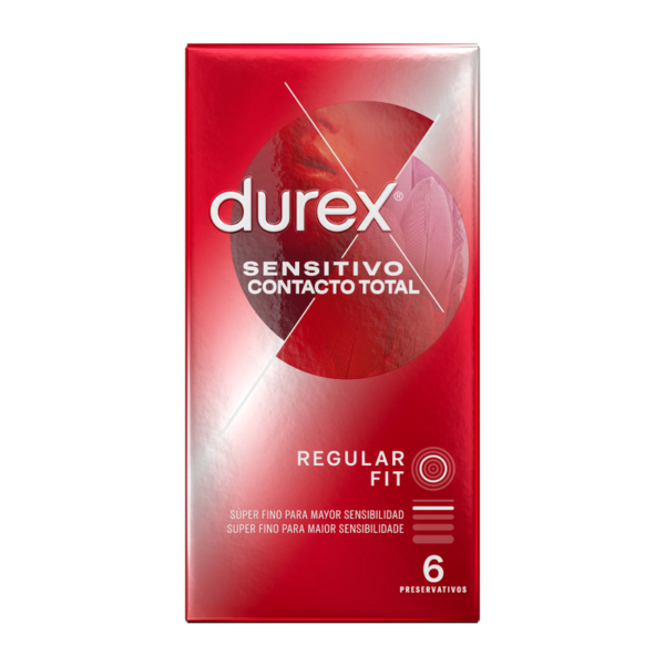 SENSITIVE DUREX CONTACT TOTAL 6 UNITS - Image 2