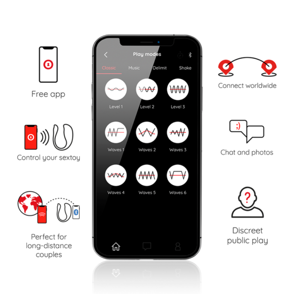 ONINDER VIBRATING EGG PINK - FREE APP - Image 3