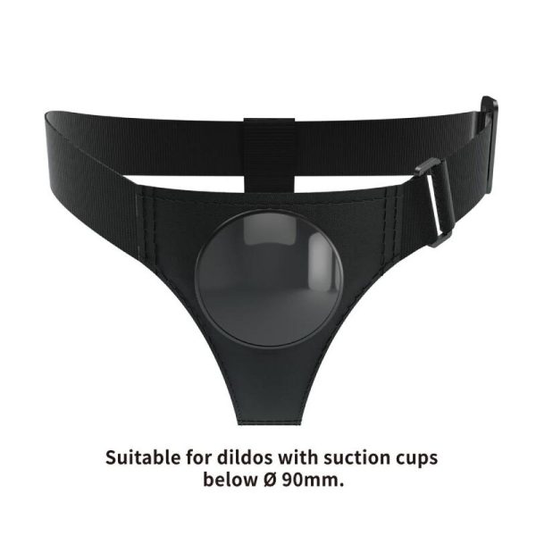 PRETTY LOVE - UNIVERSAL HARNESS BRIEF BLACK - Image 4