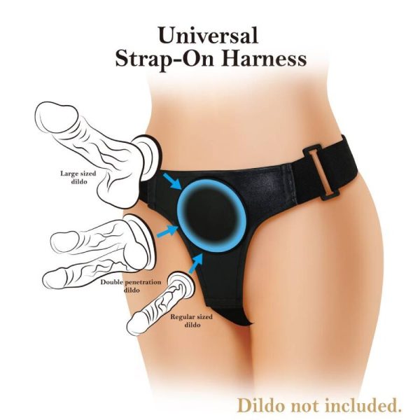PRETTY LOVE - UNIVERSAL HARNESS BRIEF BLACK - Image 6