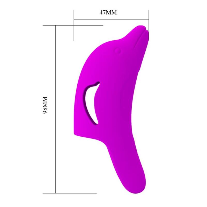 PRETTY LOVE - DELPHINI POWERFUL FINGERING STIMULATOR PURPLE - Image 9