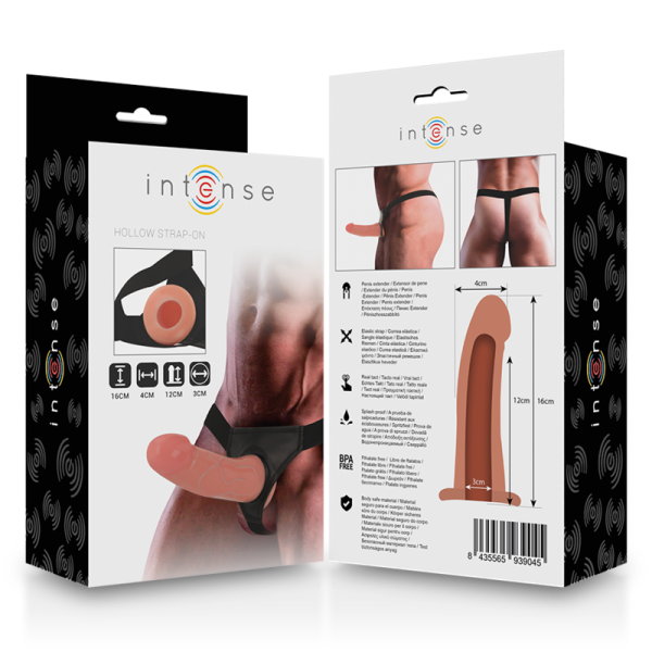 INTENSE - HOLLOW STRAP-ON EXTENDER 16 X 3 CM - Image 9