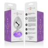 INTENSE - METAL ALUMINUM ANAL PLUG WITH VIOLET GLASS SIZE L - Image 7