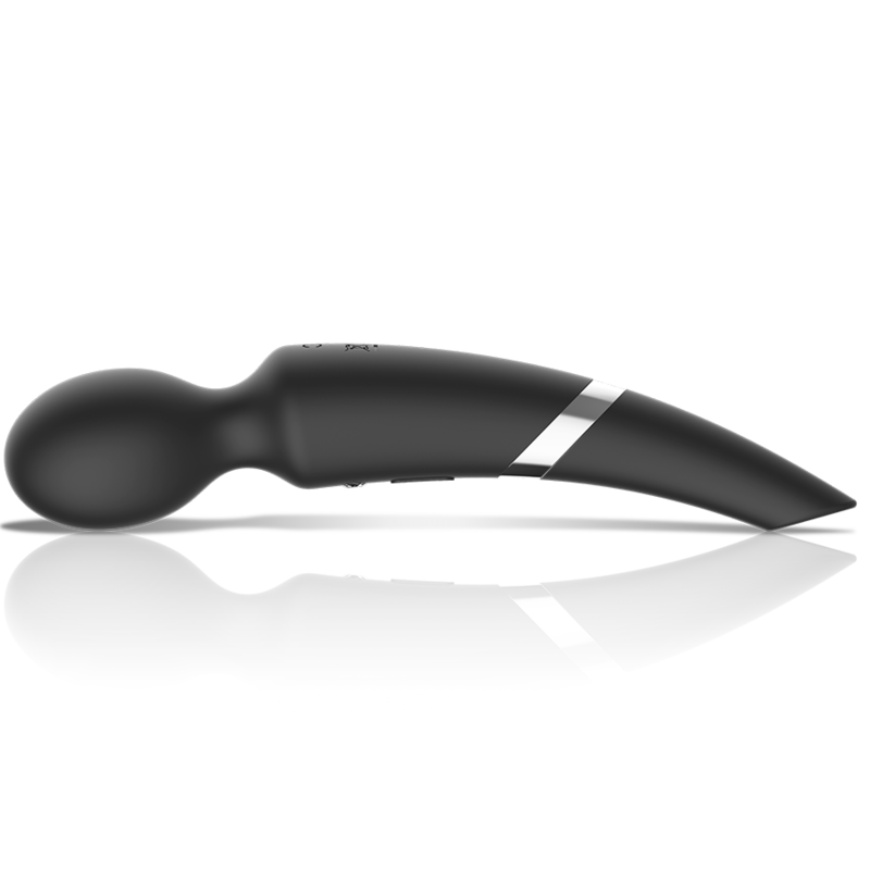 BLACK & SILVER - BECK BLACK RECHARGEABLE SILICONE MASSAGER AND SUCTIONER - Image 5
