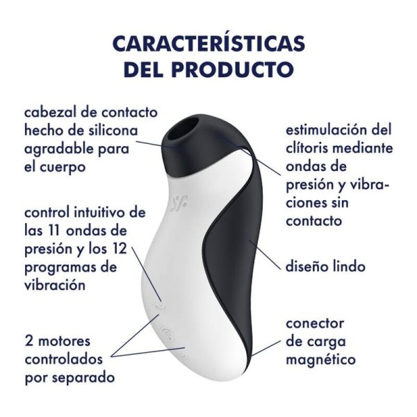 SATISFYER - ORCA AIR PULSE STIMULATOR + VIBRATION - Image 7